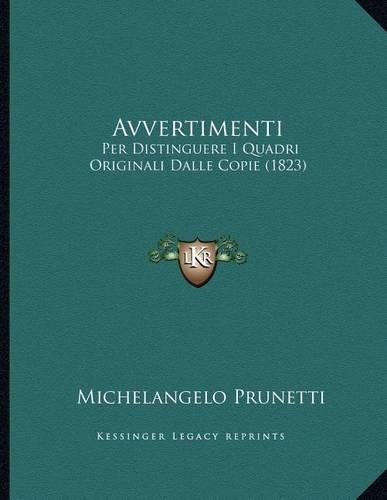 Avvertimenti: Per Distinguere I Quadri Originali Dalle Copie (1823)