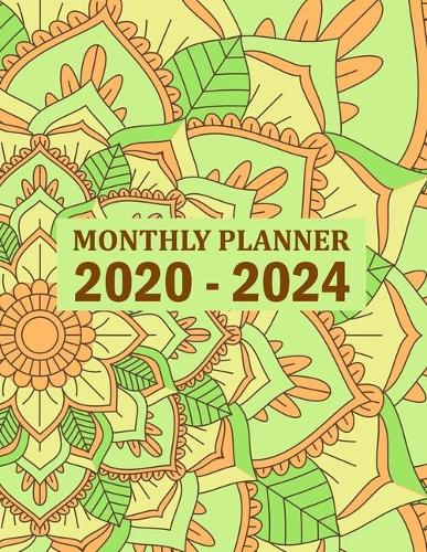2020-2024 Monthly Planner: Five Year 2020-2024 Calendar Planner, Monthly Calendar Schedule Organizer, 60 Months Calendar Planner (Colorful Mandala Book, 8.5" x 11")