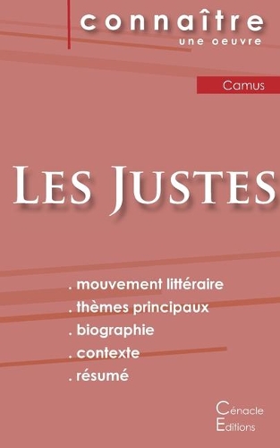 Fiche de lecture Les Justes (Analyse littéraire de référence et résumé complet)