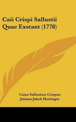 Caii Crispi Sallustii Quae Exstant (1778)
