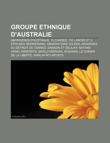 Groupe Ethnique D'Australie