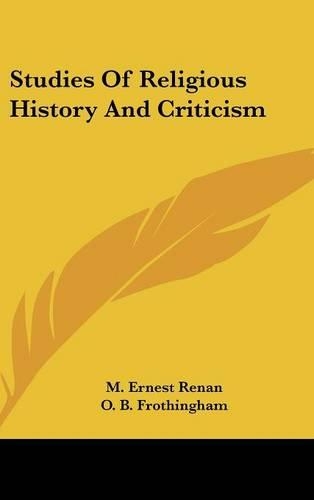 Studies of Religious History and Criticism