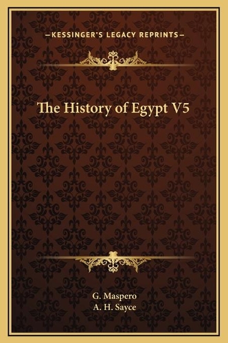 The History of Egypt V5