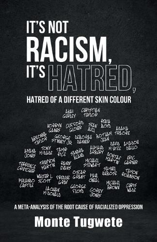It's Not Racism, It's Hatred, Hatred of a Different Skin Colour