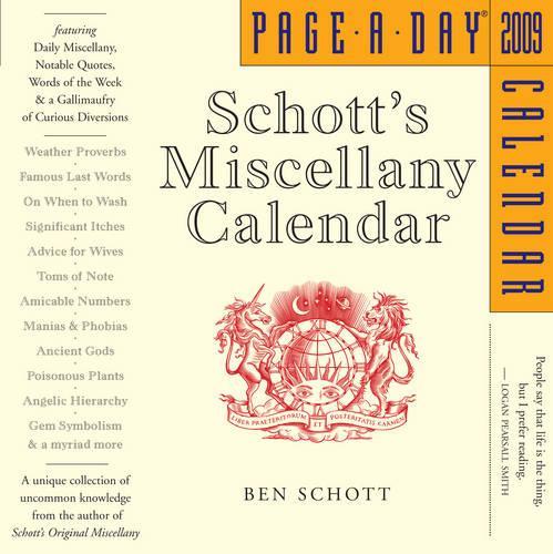 Schott's Miscellany