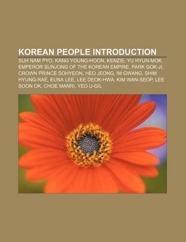 Korean People Introduction