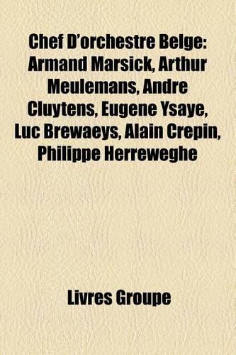 Chef D'Orchestre Belge