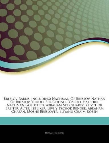 Articles on Breslov Rabbis, Including