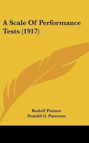 A Scale Of Performance Tests (1917)