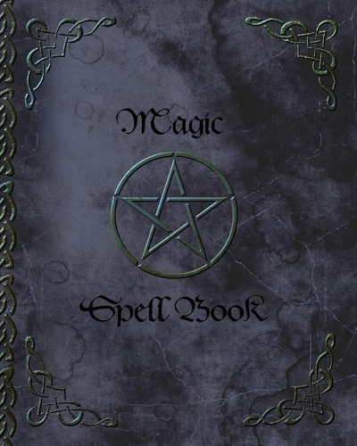 Magic Spell Book: of Shadows or Grimoire Gifts (90 blank attractive spells records & more in a large soft covered notebook; it is from our Pentacle in Black range)(1 Magick Gifts)