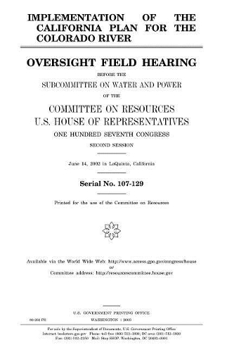 Implementation of the California Plan for the Colorado River