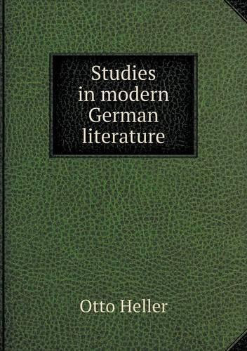 Studies in modern German literature