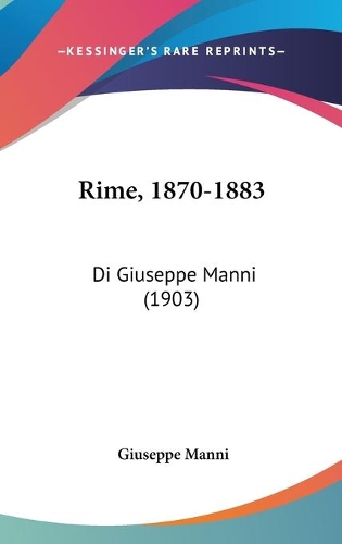 Rime, 1870-1883