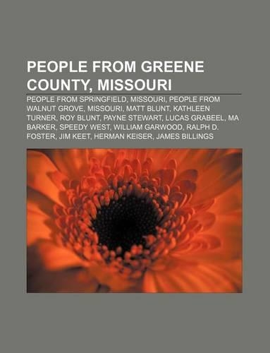 People from Greene County, Missouri