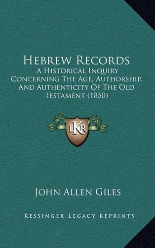 Hebrew Records