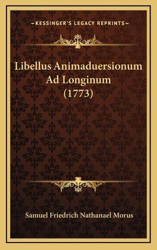 Libellus Animaduersionum Ad Longinum (1773)