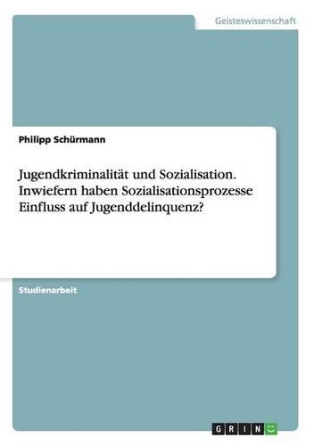 Jugendkriminalität und Sozialisation. Inwiefern haben Sozialisationsprozesse Einfluss auf Jugenddelinquenz?