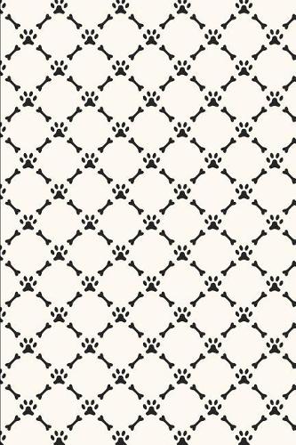 Dog Pattern - Paws and Bones Circle