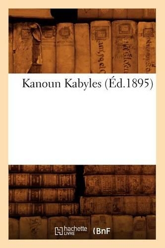 Kanoun Kabyles (Éd.1895)