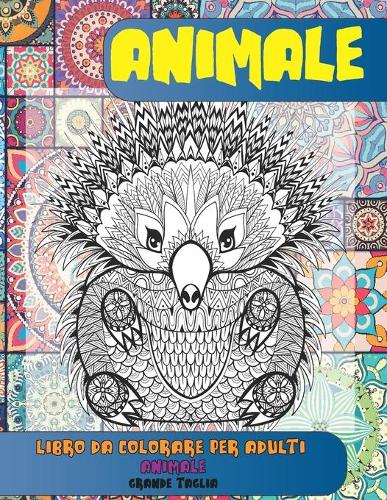 Libro da colorare per adulti - Grande taglia - Animale