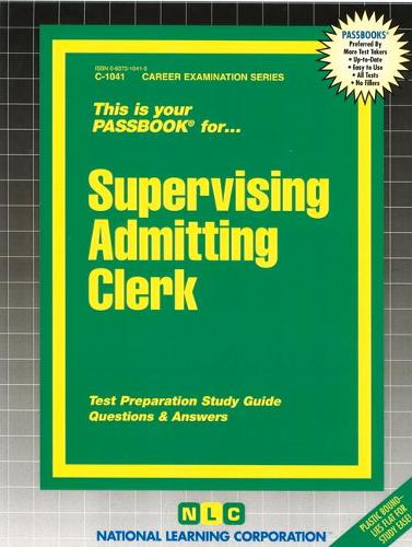 Supervising Admitting Clerk