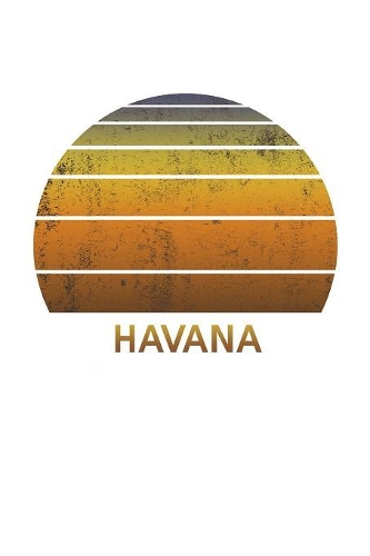 Havana: Cuba Dot Grid Notebook Paper For Work, Home Or School. Vintage Dotted Paper Note Pad For Bullet Style Journaling.