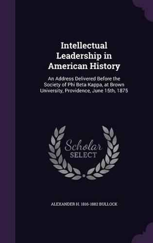 Intellectual Leadership in American History