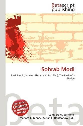 Sohrab Modi: (English)