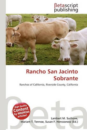 Rancho San Jacinto Sobrante: (English)