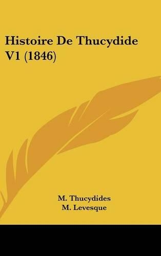 Histoire De Thucydide V1 (1846)