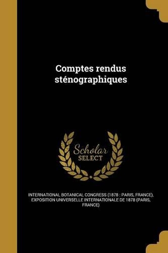 Comptes Rendus Stenographiques