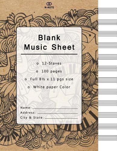 Blank Music Sheet