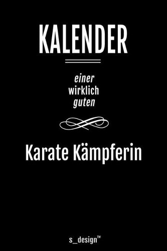 Kalender für Karate Kämpfer / Karate Kämpferin