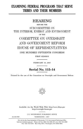 Examining federal programs that serve tribes and their members