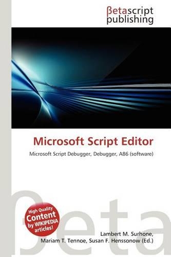 Microsoft Script Editor