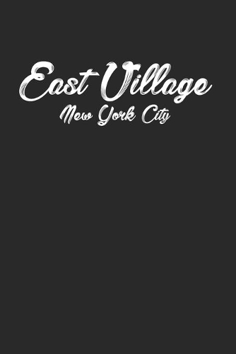 East Village NYC 120 Page Lined Journal