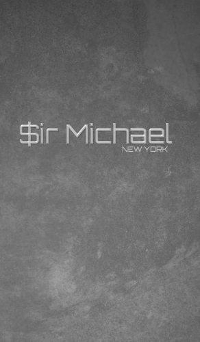 $ir Michael branded limited edition designer Blank creative Journal