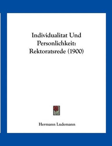 Individualitat Und Personlichkeit