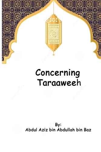 Concerning Taraaweeh