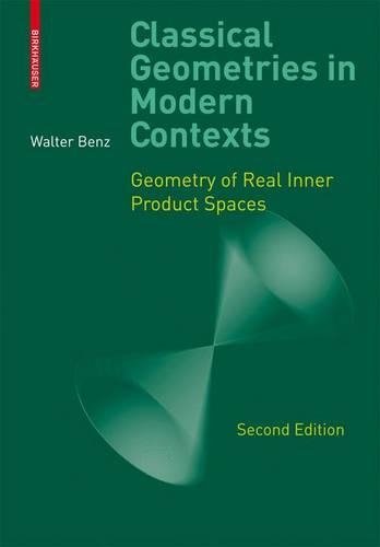 Classical Geometries in Modern Contexts: Geometry of Real Inner Product Spaces