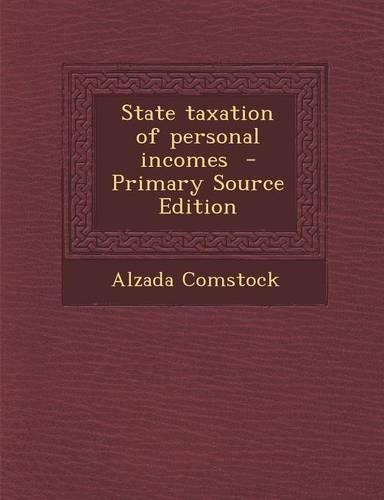 State Taxation of Personal Incomes
