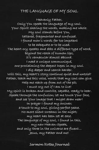 The Language Of My Soul