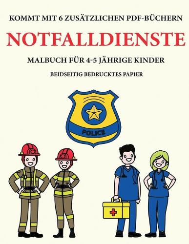 Malbuch für 4-5 jährige Kinder (Notfalldienste)