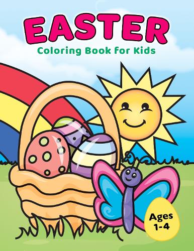 Easter Coloring Book for Kids Ages 1-4