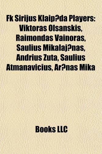FK Sirijus Klaip Da Players