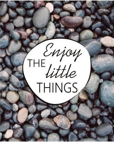 Enjoy the Little Things: Good Vibes Journal 160 Page 8x10 Inspirational Quote Journal Writing Journal Notebook, Lined Journal, Diary Notebook (Blank Book Journals)