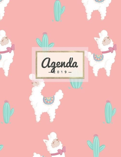 Agenda 2019: Semanal Diario Organizador Calendario - Alpaca(1 Agenda Espa)