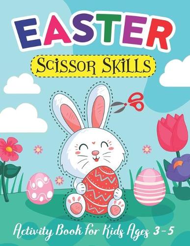 Easter Scissor Skills Activity Book For Kids Ages 3-5