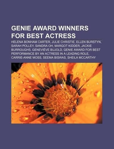 Genie Award Winners for Best Actress