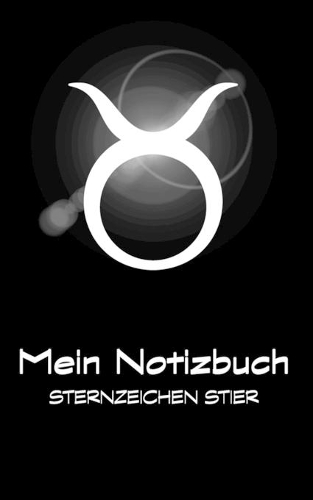 Mein Notizbuch - Sternzeichen Stier